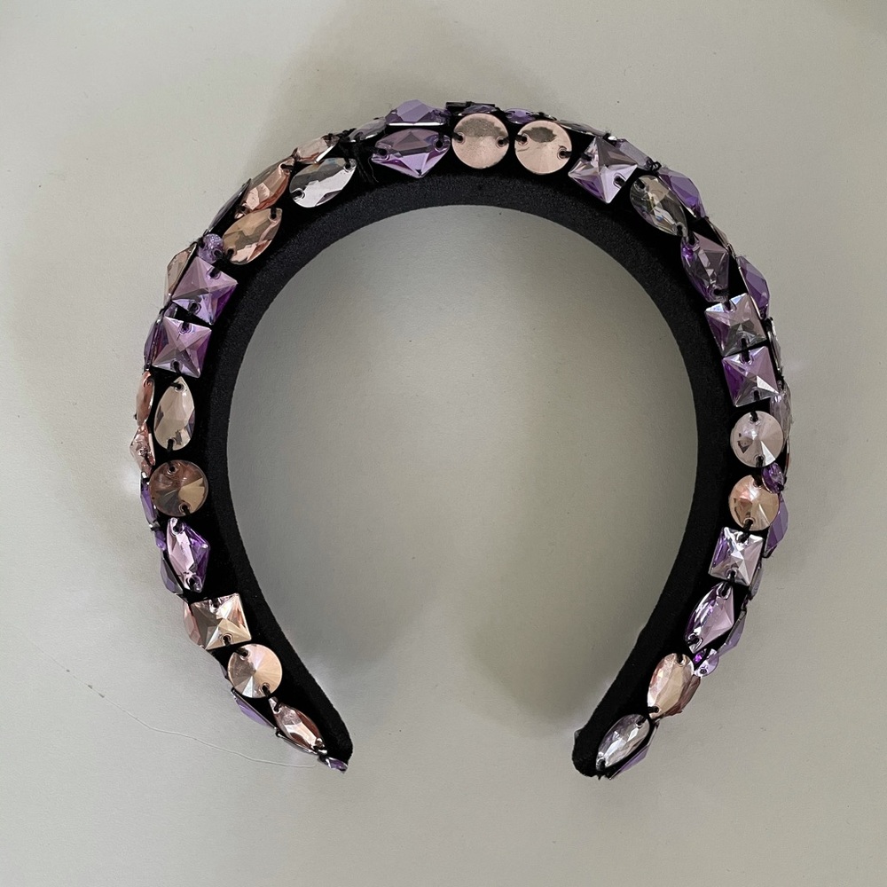 Purple Glam Headband